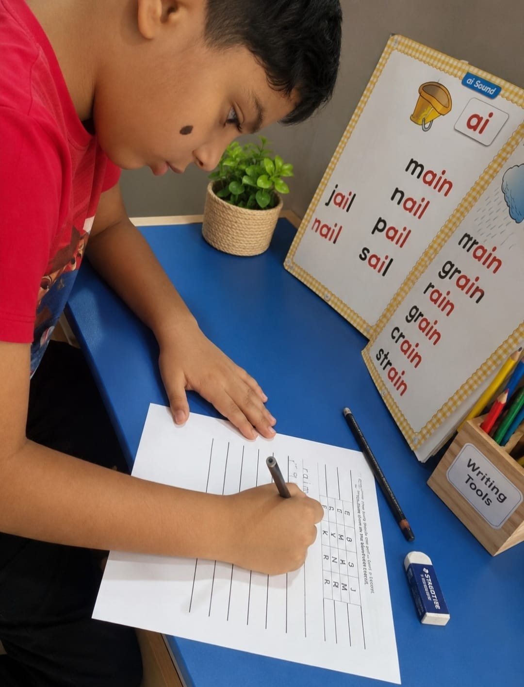 Lishaan decoding the ai vowel digraph word family using visual charts